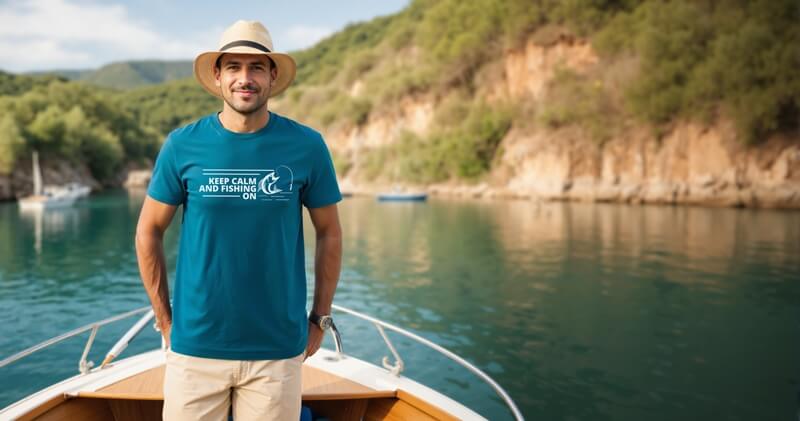 Pánské tričko pro rybáře